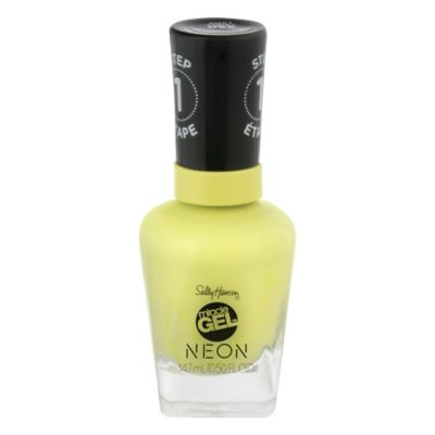 Sally Hansen Miracle Gel Neon Nail Polish 055 Lemon Chillo