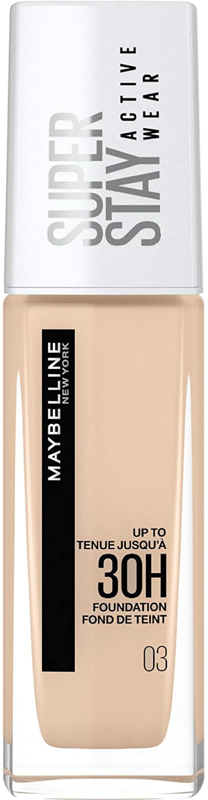 Maybelline Super Stay Active Wear 30 Hour Foundation 03 True Ivory