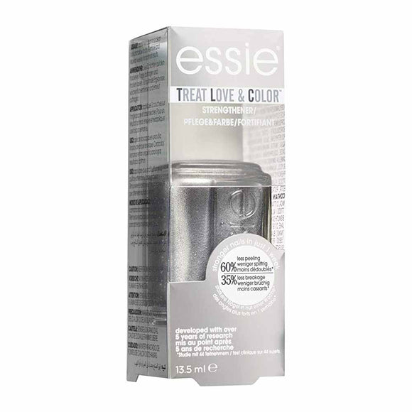 Essie Treat Love & Color Strengthener Nail Polish 158 Steel The lead Metallic