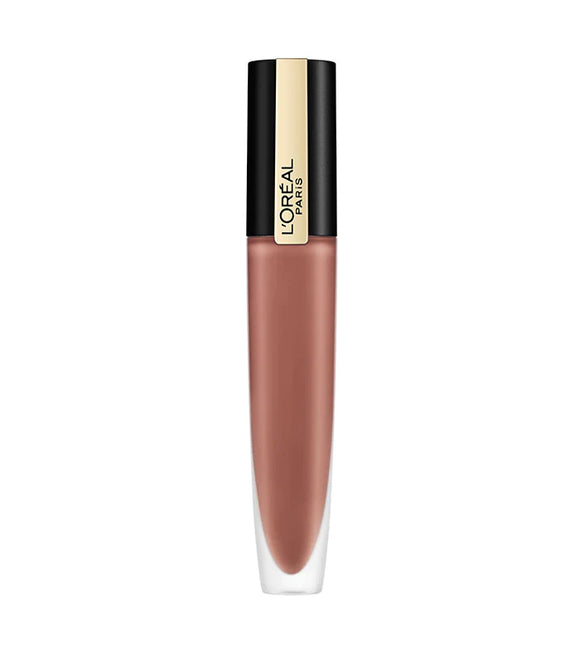 L'Oreal Paris Rouge Signature Metallic Liquid Lipstick 201 I Stupefy