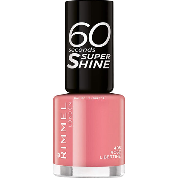 Rimmel London 60 Seconds Super Shine Nail Polish 405 Rose Libertine