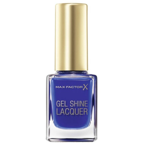 Max Factor Gel Shine Lacquer Nail Polish 40 Glazed Cobalt