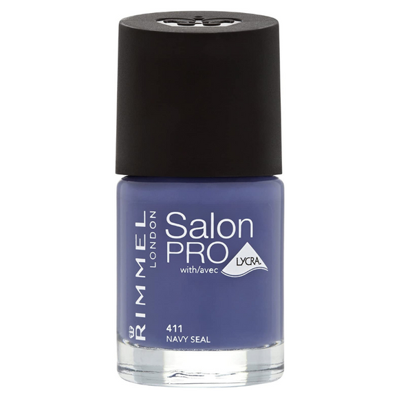 Rimmel London Salon Pro Lycra Nail Polish 411 Navy Seal