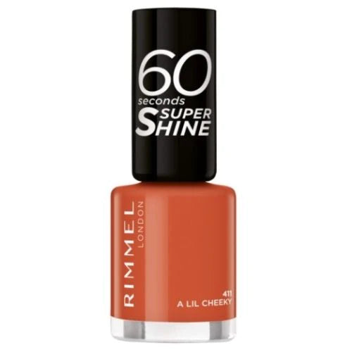 Rimmel London 60 Seconds Super Shine Nail Polish 411 A Lil Cheeky