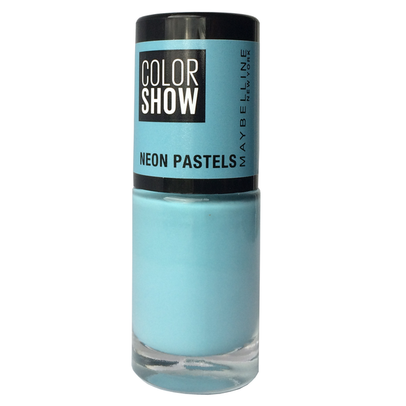 Maybelline Color Show Neon Pastels Nail Polish 480 Electric Blue