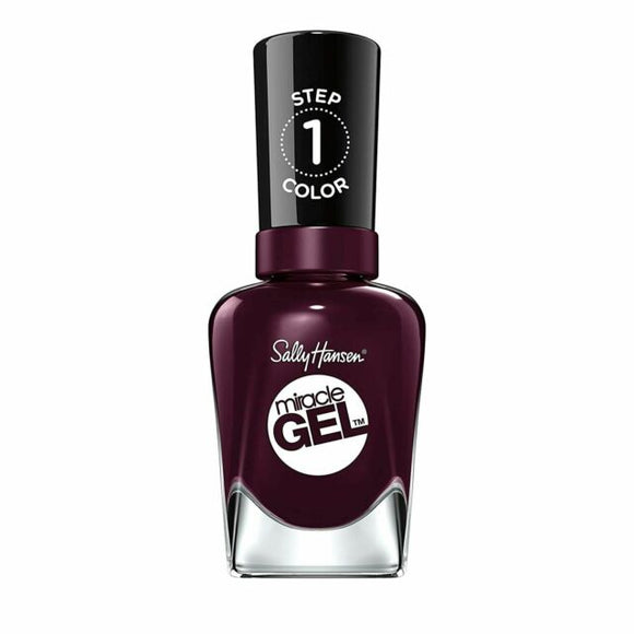 Sally Hansen Miracle Gel Nail Polish 492 Cabernet With Bae