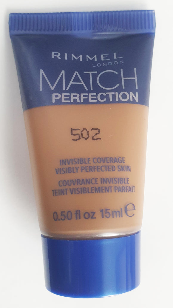 Rimmel London Match Perfection Foundation 502 Tester