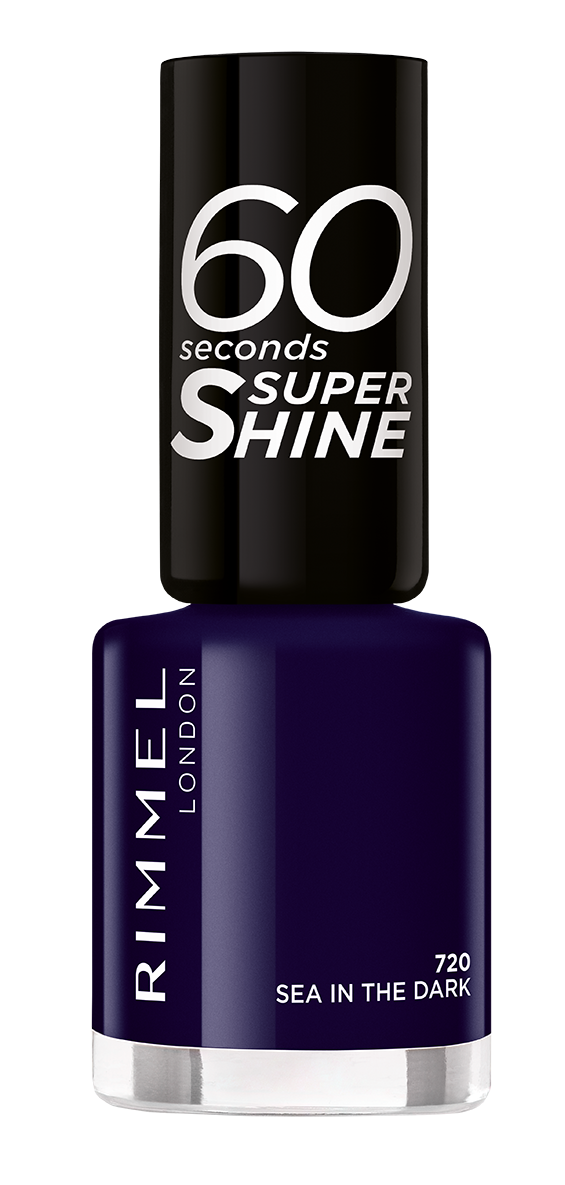 Rimmel London 60 Seconds Super Shine Nail Polish 720 Sea In The Dark