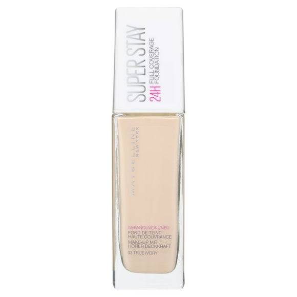 Maybelline Superstay 24HR Foundation 03 True Ivory