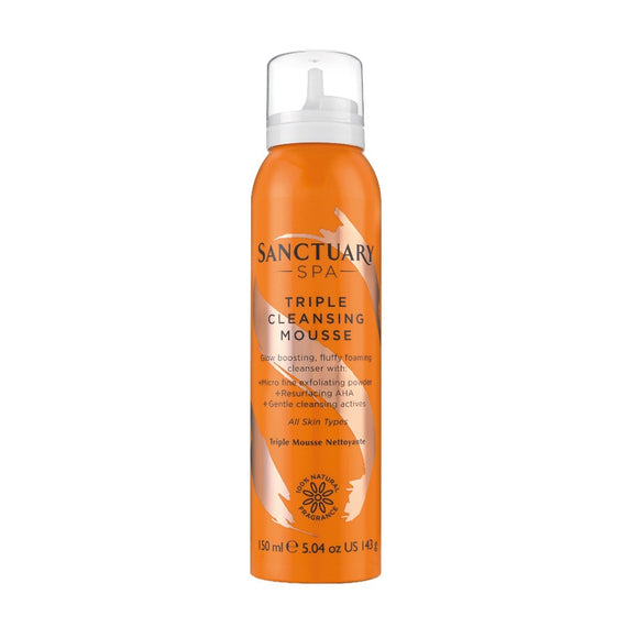 Sanctuary Spa Foaming Face Wash Triple Cleansing Mousse