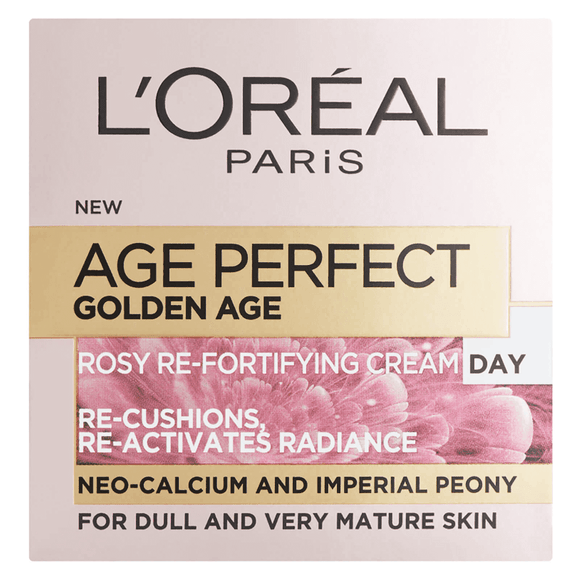 L'Oreal Age Perfect Rosy Re-Fortifying Day Cream 50ml Pack Of 6 - Very Cosmetics