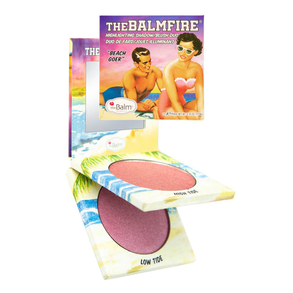 the Balm Fire Highlighting Shadow Blush Duo Beach Goer - Very Cosmetics