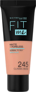 Maybelline Fit Me Foundation Matte & Poreless 245 Classic Beige