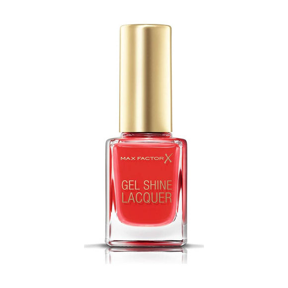 Max Factor Gel Shine Nail Lacquer 25 Patent Poppy Pack Of 3 - Very Cosmetics