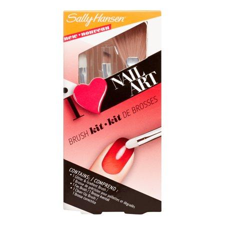 Sally Hansen I Heart Nail Art Brush Kit Pack Of 2 - Very Cosmetics