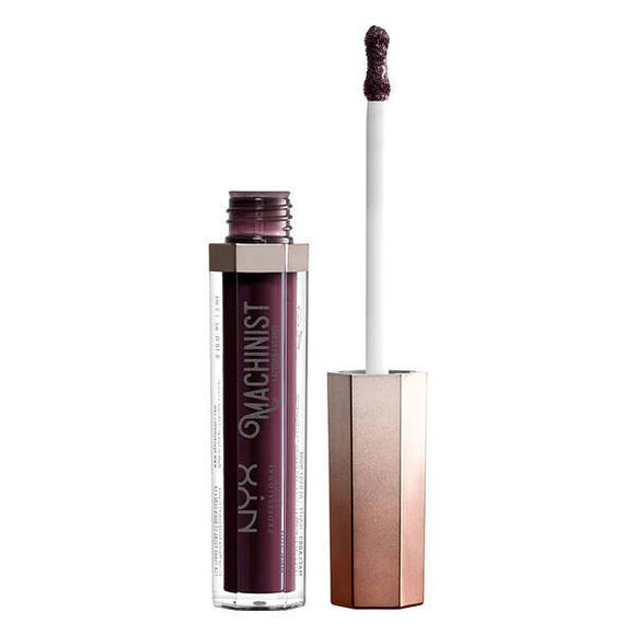 NYX Machinist Lip Lacquer Glossy Wine 01 Grind Pack Of 3 - Very Cosmetics