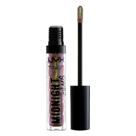 NYX Midnight Chaos Chromatic Lip Gloss 04 Undercover Gleam Pack Of 3 - Very Cosmetics