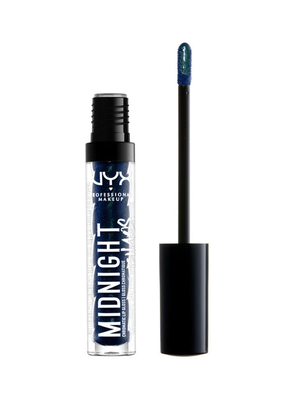 NYX Midnight Chaos Chromatic Lip Gloss 10 Melted Onyx Pack Of 3 - Very Cosmetics