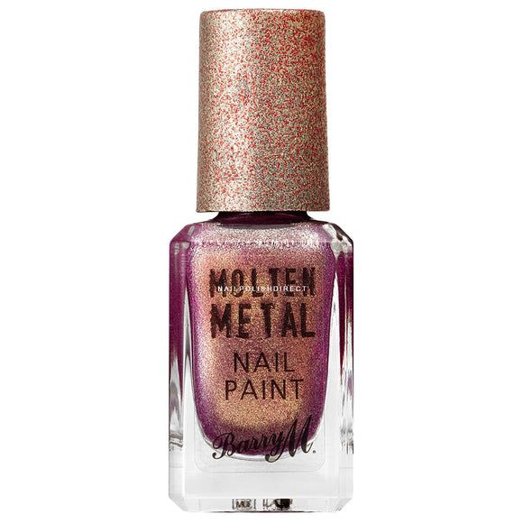 Barry M Molten Metal Nail Polish Pink Luxe