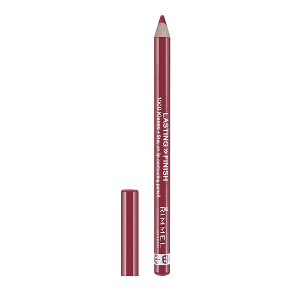 Rimmel Lasting Finish 1000 Kisses Lip Liner 004 Indian Pink Pack Of 3 - Very Cosmetics
