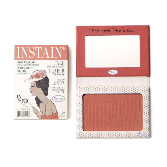 the Balm Instain Long Wearing Staining Powder Blusher Swiss Dot - Very Cosmetics