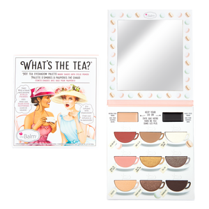 the Balm What's The Tea Hot Tea Eyeshadow Palette - Very Cosmetics